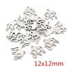 30pcs/lot No Fade 316 Stainless Steel Star Heart Fish Cat Charms Pendant for DIY Necklace Bracelet Craft Jewelry Making Findings