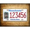Customizable Metal License Plate Sign 6x12 Inch Personalized Home Decor
