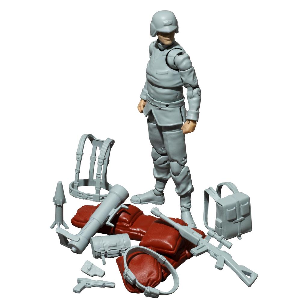 Mobile Suit Gundam Streitkräfte der Erd-Föderation Allgemeiner Soldat 02 Actionfigur G.M.G.PROFESSIONAL 1/18