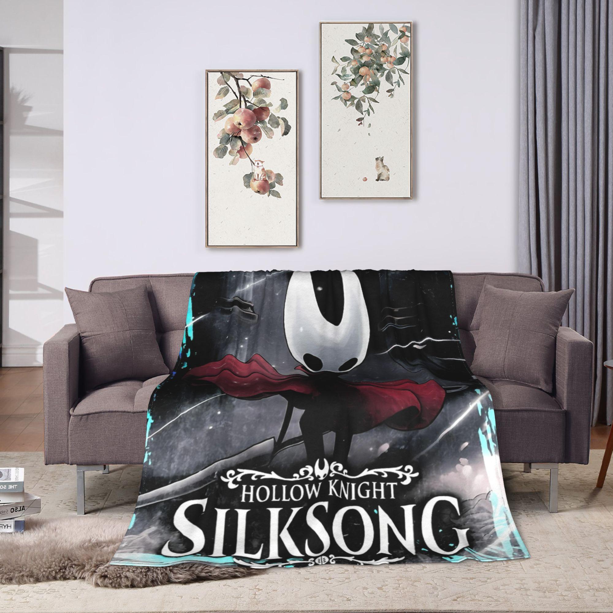Hollow Knight Silksong Blankets Flannel Autumn/Winter  Breathable Super Warm Throw Blanket for Sofa Bedroom Quilt 150x200cm