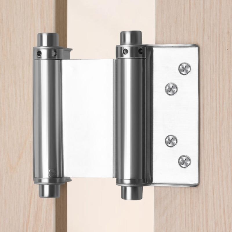 Sturdy Stainless Steel Double Spring Hinges Ensures Quiet and Opening Designs for Indoor and Outdoor Applications