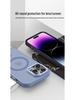 Magnetic Semi-Transparent Matte Phone Case for iPhone 16 Pro Max/15/14 Pro/13/12/11