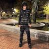 Vintage Punk Star Striped Zip Hoodie Loose Fit Streetwear Men Women