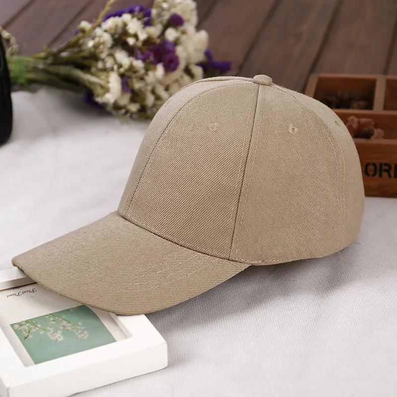 Casual Baseball Cap For Women Men Fashion Retro Solid Color Outdoor Sports Hat