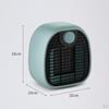 Heater 1000W Convection Heating Personal Plastic Compact Fast Silent Electric Fan for