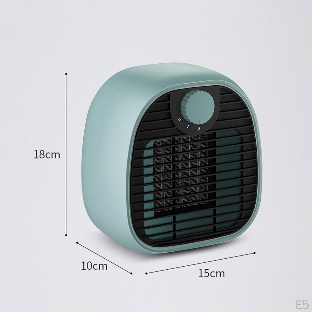 Heater 1000W Convection Heating Personal Plastic Compact Fast Silent Electric Fan for