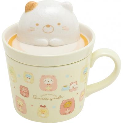 San-X Sumikko Gurashi [Home Bear Cafe] Cafe Latte Mug Cat TK18902