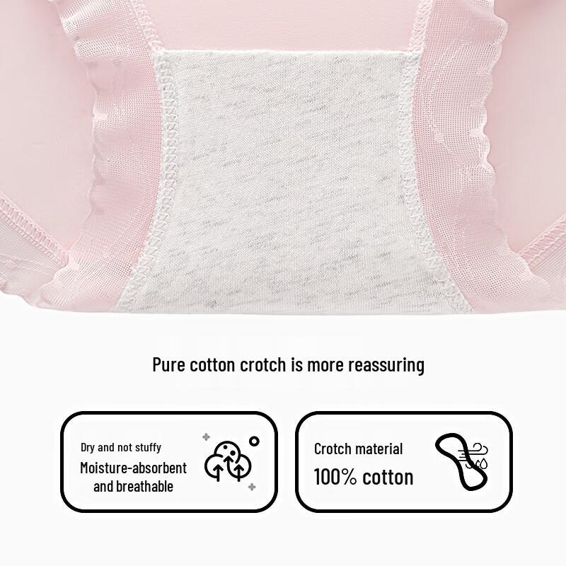 Oudifen Women's 7A Antibacterial Seamless Briefs