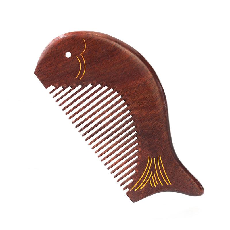 

Ежегодное Изобилие Сандаловая Расческа: Портативный массаж, Парикмахерский сувенир, Гравировка в древнем стиле для ухода за волосами