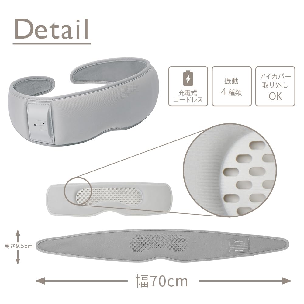 ME Hot Wave Eye Mask Eye Care Eye Mask Hot Eye Mask Eye Care Eye Warmer Health Aid for Women PK Dr.Air & (Pink) RHW-01ME