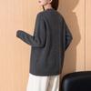 TonLion 2026 Autumn Minimalist V-Neck Cardigan