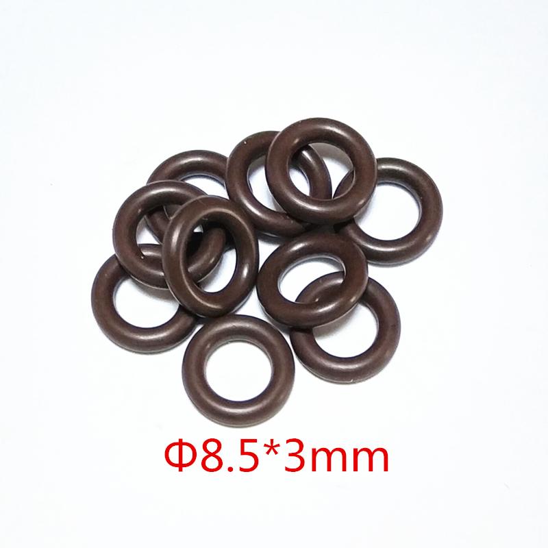 8.5*3mm 100pieces rubber oring seals for bwm fuel injector repair service kits auto parts (AY-O2046)