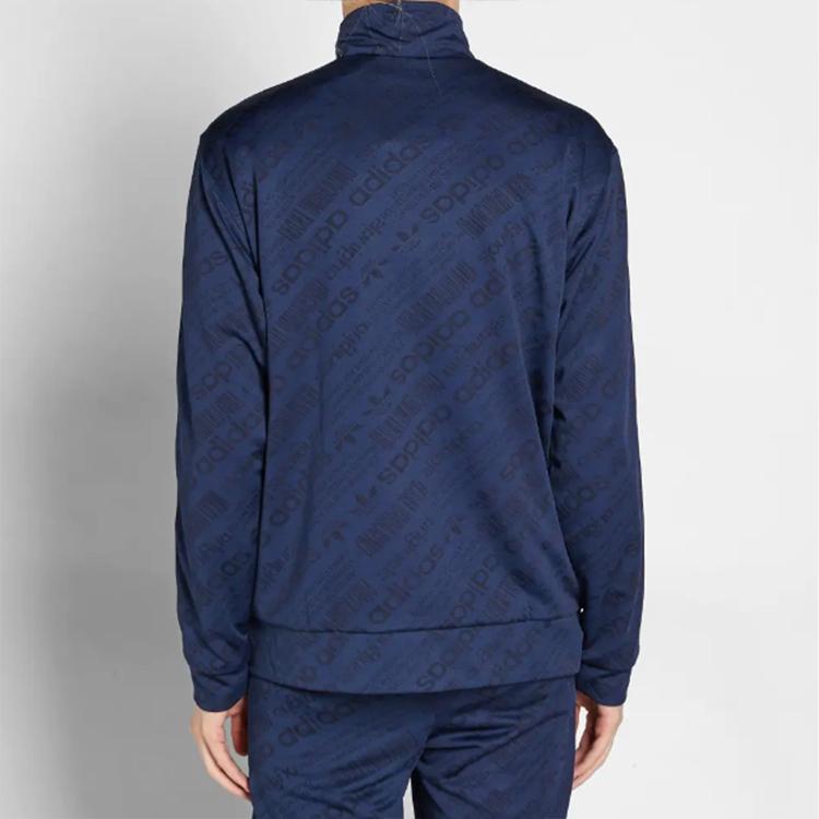 Adidas Originals Trefoil X Alexander Wang Sports Casual Jacket Men Outerwear Indigo CF1084