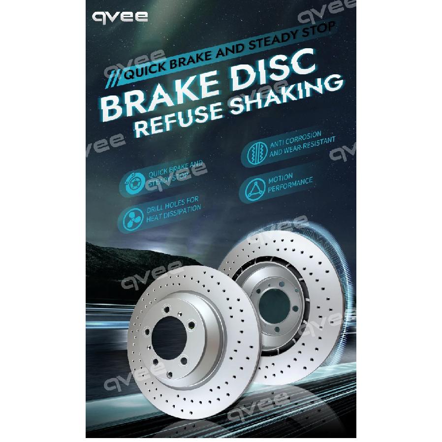 VANIK 95B615301J 95B615301E 95B615301AA High Quality Auto Part Brake System Brake Disc For Macan Rotors Wheel Front Brake Disc