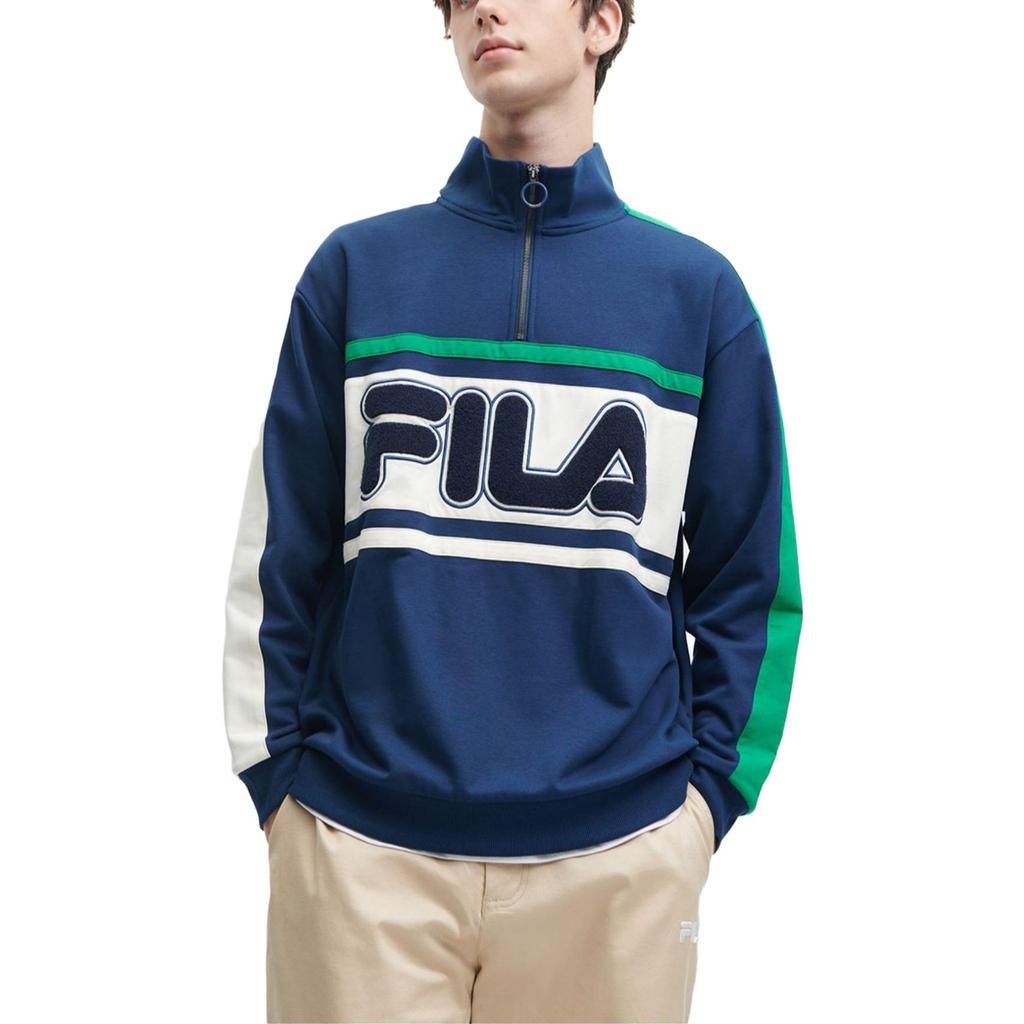 FILA Sweatshirts Unisex Stand Collar Moderate Regular F51U349299ADB