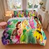Fairy Friends Fantasy Garden Print 3Pcs Bedding Setduvet Cover With 2 Bedropillowcase Home Birthday Gift