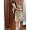 Retro Square Collar Floral Dress Women's Summer New Small Fresh and Thin Age-reducing Platycodon Doll Skirt