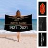 M-Moto Guzzi Beach Towel Colorful Bath Towels For Girl Microfiber Quick Dry Custom Sand Free Beach Yoga Spa Gym Pool