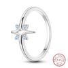 Fashion Luminous Firefly Rings 100% 925 Silver Eternal Heart-Shaped Zircon Rings Fine Wedding Engagement Jewelry Gifts