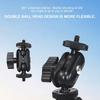 Universal 1/4Inch Screw Compatible Action Camera Holder for Action Cameras on Bikes Featuring Adjustable Rotation