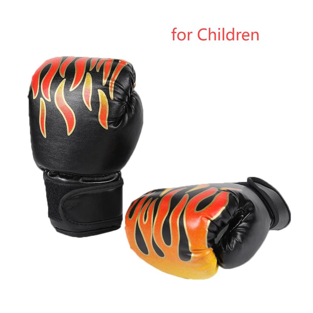 PU Boxing Gloves Fighting Kick Boxing Gloves Karate Muay Thai Training Workout Kickboxing Gloves Taekwondo Protector Adult Child