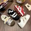 Button Shell Head Casual Shoes Women's Autumn New Color Matching Retro Board Shoes Niche Trendy Shoes Women's Ugly Cute Shoes