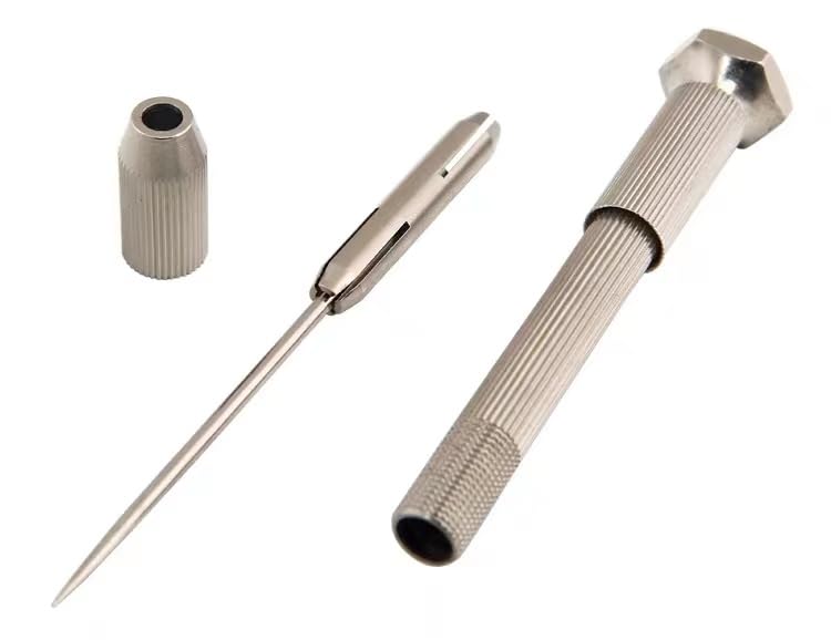 Hand Hole Drilling Pin Drill Small Precision DIY Quiet Manual No Electricity Precision Hole Stainless Easy To Plastic 1 Pin Vise 10 Drill, Tool, Vise,
