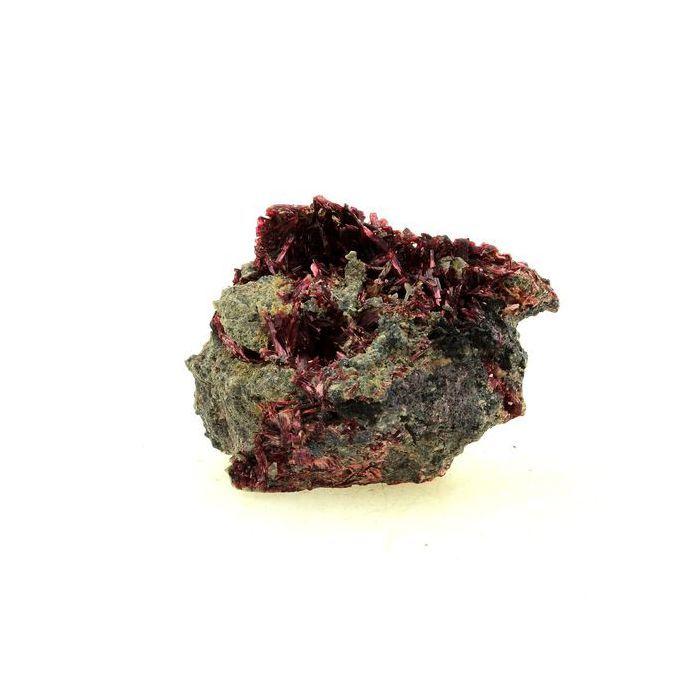 Pierres et Minéraux. Erythrite + Quartz. 177.0 ct. Bou Azzer Mine, Ouarzazate Province, Maroc.