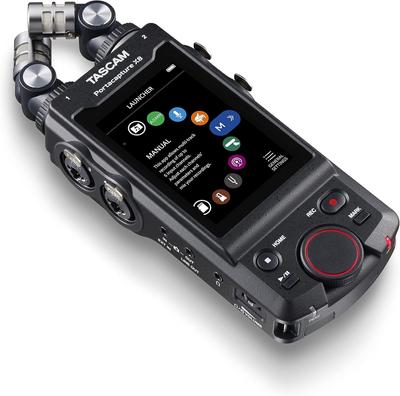 TASCAM Portacapture X8 32bit Float 192kHz 8 Track Recorder portabil Podcast USB Microfon Youtube ASMR (Rezoluție înaltă)