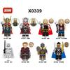 X0339 Seria Supereroi Minifigurină Thor Jucărie Cuburi de Construcție pentru Copii Set cu Particule Mici Pachet