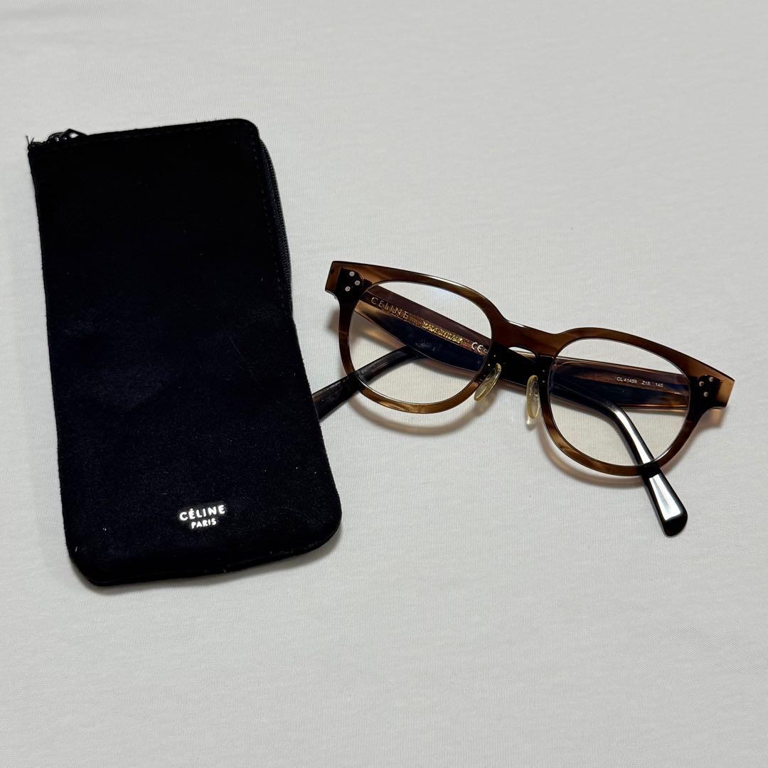 Used CELINE Glasses CL41458 Brown