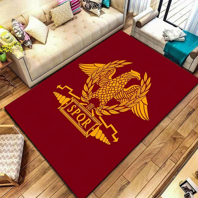 Roman SPQR Carpet Rug for Living Room Bedroom Home Sofa Decoration,Kids play Non-slip Floor Mat