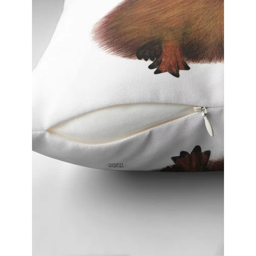 Capybara high quality, hand made illustration Throw Pillow Throw Pillow Covers Cushion Cover Luxury