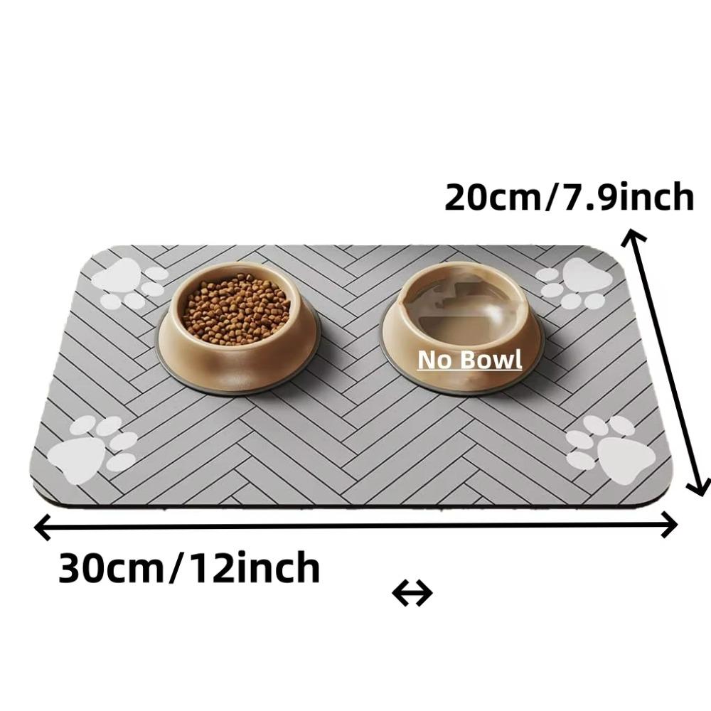Waterproof Polymer for Dog Food, Food and Water Cap, Rubber Holder, Absorbent, Anti-skid, Durable, Easy To Clean, Pet Food Polymers