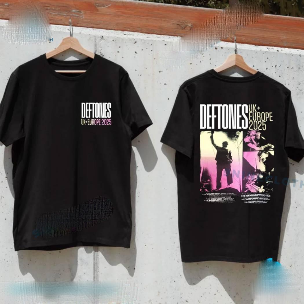 Deftones UK + Europe 2026 Tour Merch T-shirt All Size S-3XL XXL