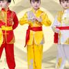 Retro Wushu & Tai Chi Performance Costume for Kids - Dance & Training Outfit for Primary & Middle School Students