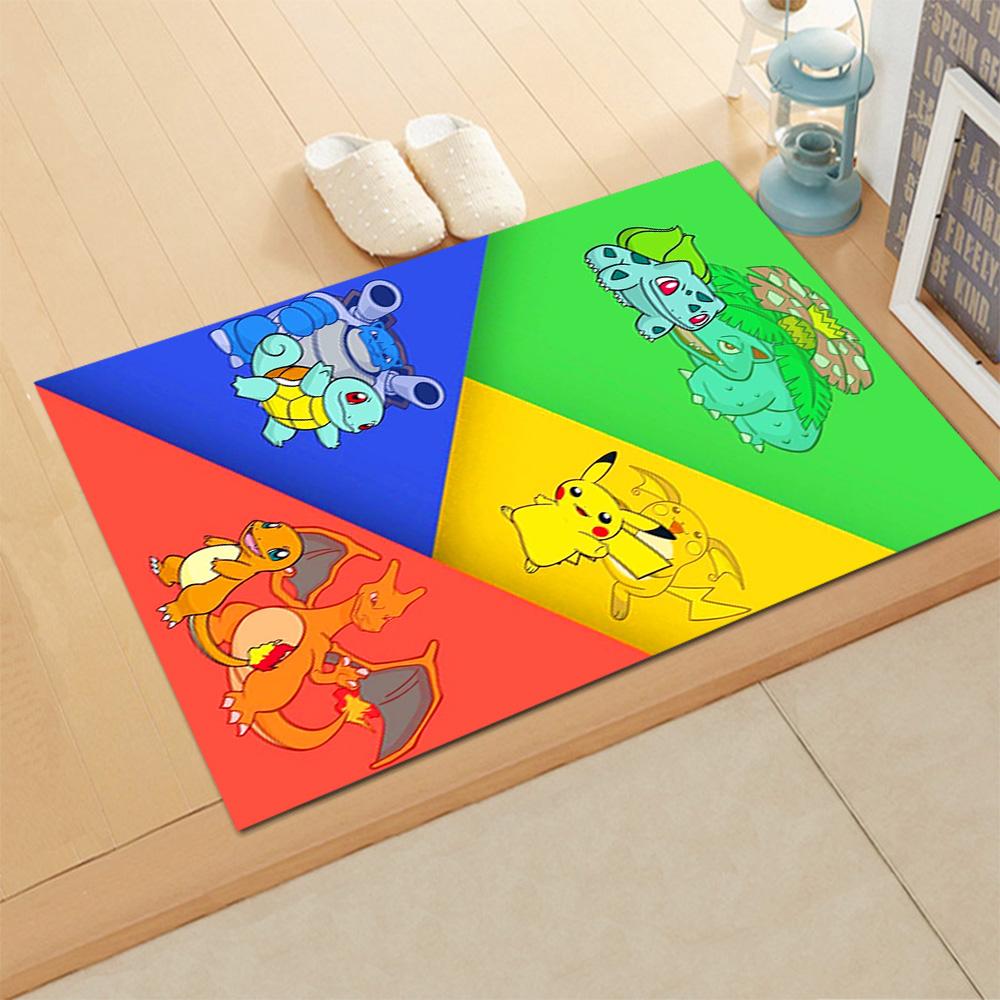 Pikachu Energy Burst rug for living rooms, bedrooms, home décor, and as gifts.
