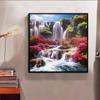 New Arrival 5D DIY Full Circle Diamond Painting "Waterfall" Embroidery Cross Stitch Home Decor Gift