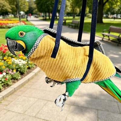 Bolsa Portátil para Transportar Pájaros, Transportín Suave para Loros, Pañal para Pájaros, Arnés de Bolsa para Pájaros Anti-escape, Color Aleatorio, Transportín Diario para Paseos al Aire Libre para Pájaros Pequeños y Medianos