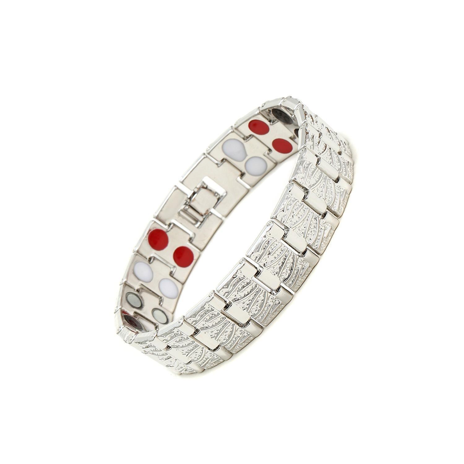 Trendy Vintage Double Magnetic Bracelet, Adjustable Detachable Magnet Bangle Fashion Jewelry for Men Women Daily Wear