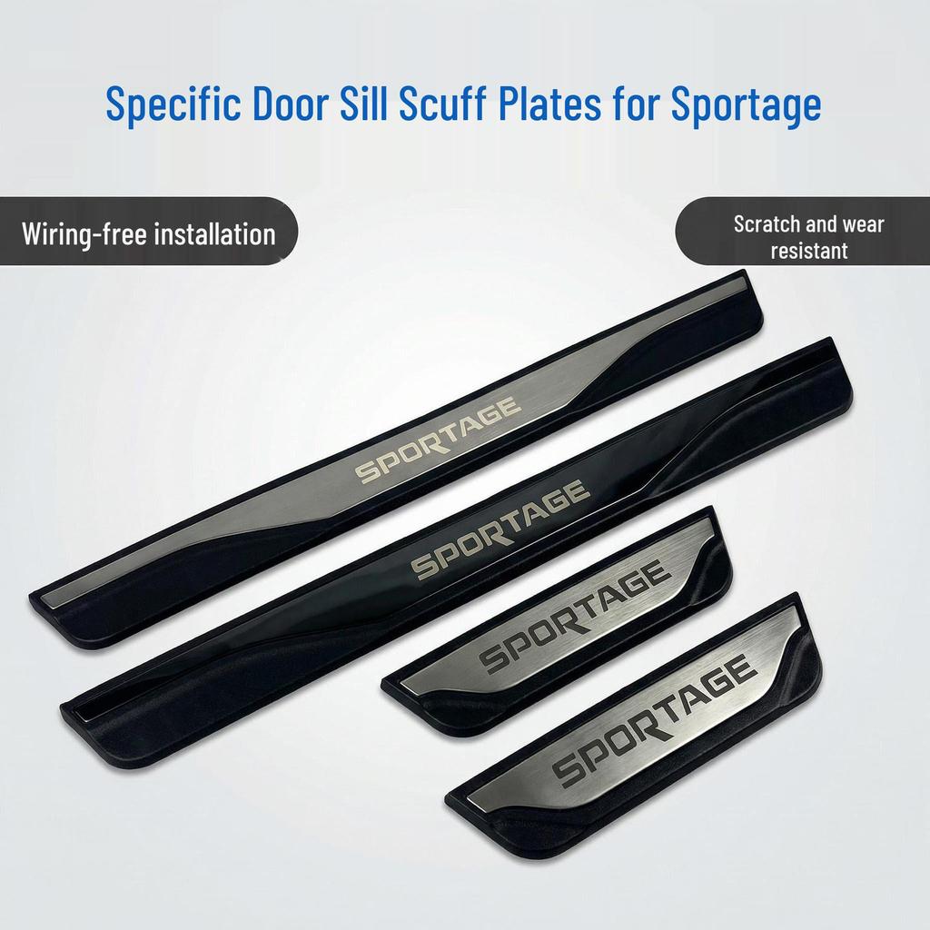 2016-20 Kia Sportage Door Sill Protector - SPORTAGE Welcome Pedal Accessory