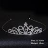 Romantic Princess Crown For Girls Rhinestone Crystal Hair Crowns Queen Headband Bridal Headdress Tiaras Hair Jewelry Accessories