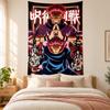 Jujutsu Kaisen Wandteppich hohe Qualität zur Dekoration von Wohnzimmer Schlafzimmer Studentenwohnheim Wänden ideal als Schlafzimmer Wandkunst oder Weihnachtsgeschenk