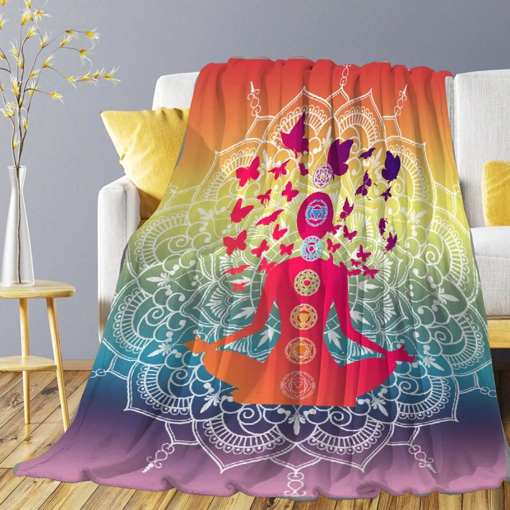 Magic Meditation Blanket Warm Flannel Blanket Soft Lightweight Blanket Blanket