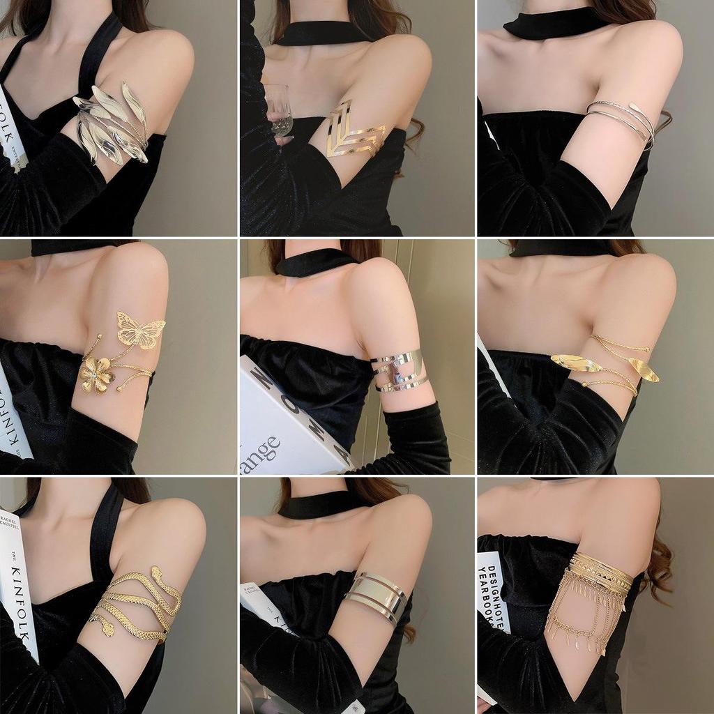 European-American Open Arm Cuff Bracelet - High-End, Versatile, and Exaggerated Fashion Jewelry for Women