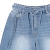 Bluetail Blue Denim Belt Shorts Azb2pt01bu