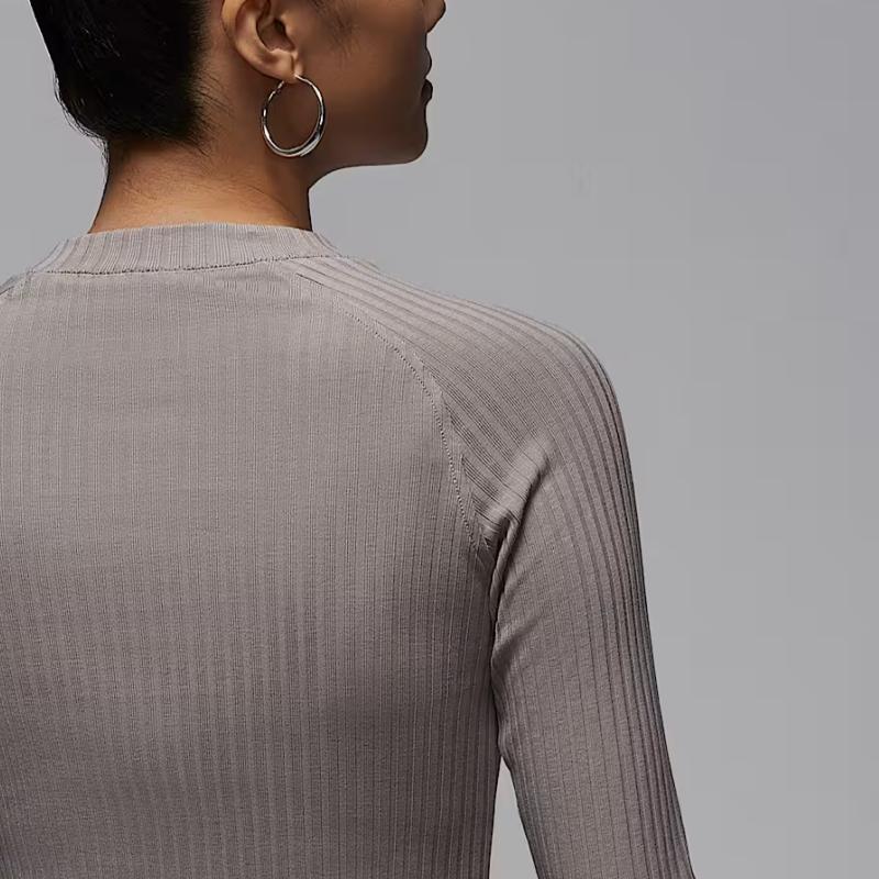 Jordan Comfortable Round Neck Pullover Long Sleeve T-Shirt Women tops IO9717-016