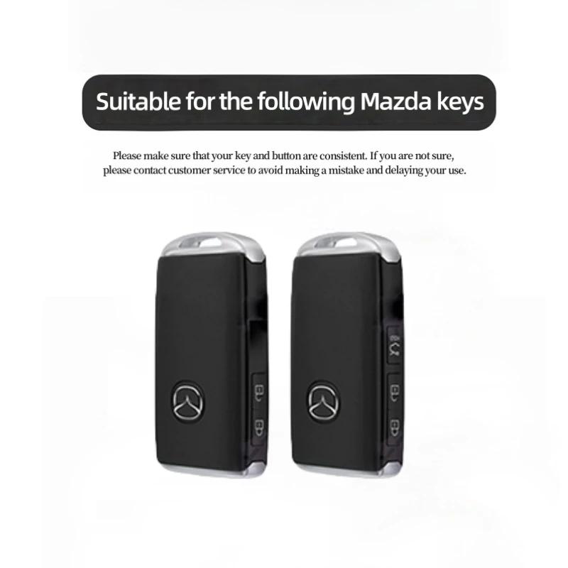 Car Key Cover Case Holder Shell Protection Fob For Mazda 3 Alexa CX30 CX-4 CX5 CX-5 CX8 CX-8 CX-30 CX9 CX-9 Keychain Accessories