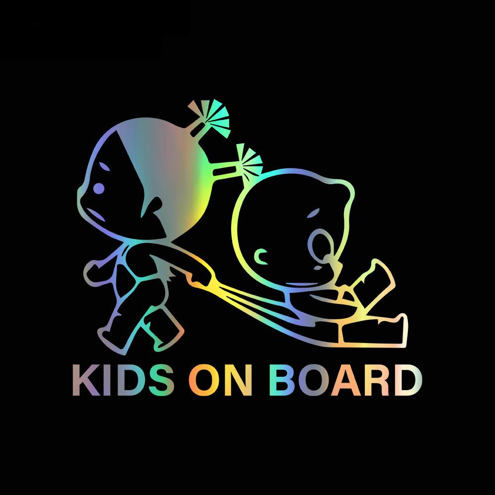 

1pc Car Reflective Sticker Baby on Board Night Driving Warning Sign Self-Adhesive Decals for Auto Reflective Sticker Accessories