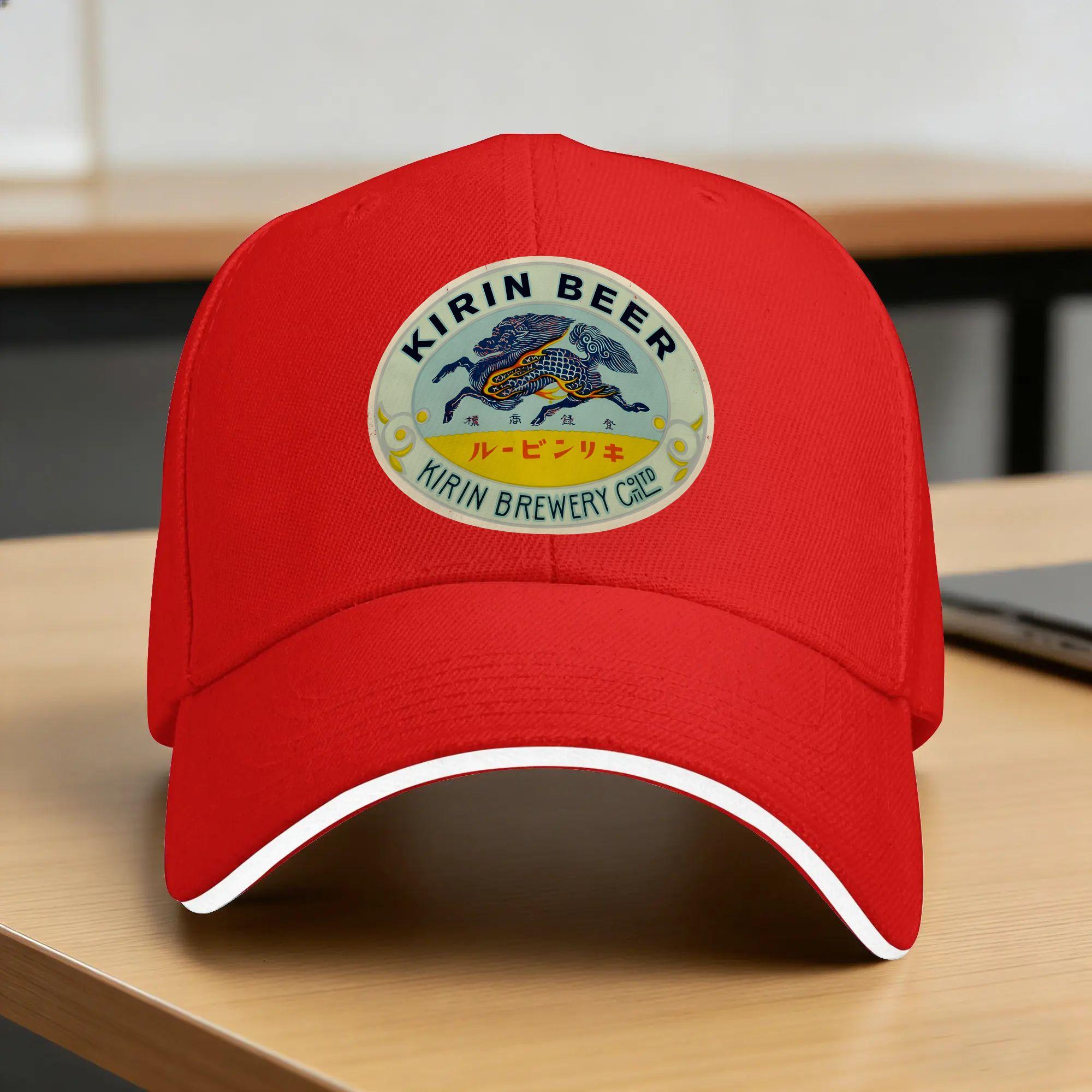 Asahi Beer Baseball Cap  Summer Casual Trucker Hat For Unisex Hunting Camping Sun Snapback Cap One Size